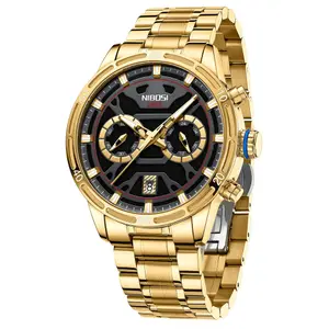Nibosi 2537 Analogue Stainless Steel & Waterproof Men’s Watch