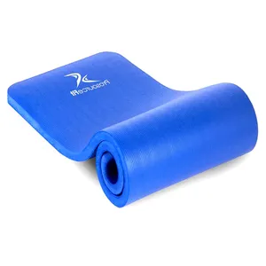 New 6mm Eco Friendly Excellent Cushioning Yoga Mat Blue
