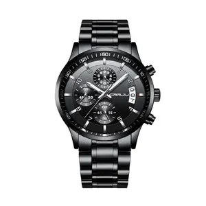 CRRJU 2214 Authentic Stainless Steel Minimalist Style Classic Men’s Watch - Variant 1