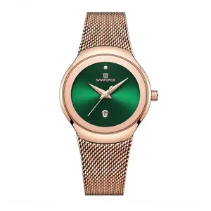 Naviforce NF5004 Milanese Mesh Strap Waterproof Versatile Ultra Thin Women's watch - Variant 1