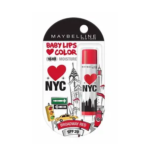 Maybelline Baby Lips Color 16 Hr Moisture SPF 20 Lip Balm Broadway Red