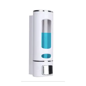 400ml Multi Purpose Wall Mounted Liquid Soap Dispenser White Color