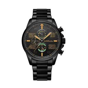 CRRJU 2307 Stainless Steel Multifunction Masterpiece Classic Chrono Men's Watch - Variant 3