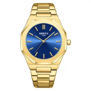 Nibosi 2520 Polygon Waterproof & Stainless Steel Strap Men's Watch - Variant 1