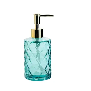 ​Amber Glass Liquid Soap Dispenser Pump Shampoo & Conditioner Dispenser 330ml - Variant 1