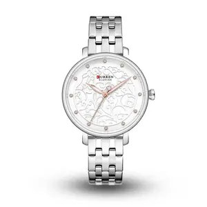 CURREN 9046 Stainless Steel Analog Watch For Women - Variant 2