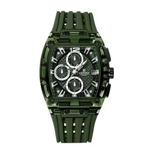 Naviforce NF7105 Comfortable Silicone Strap Multifunctional Chronograph Sports Men's Watch - Variant 4