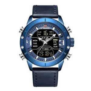 NAVIFORCE 9153-L Genuine Leather Strap Stylish Men's Watch - Variant 3