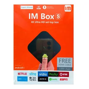 iM Box S 4K Ultra HD Set-Top Box with Voice Remote
