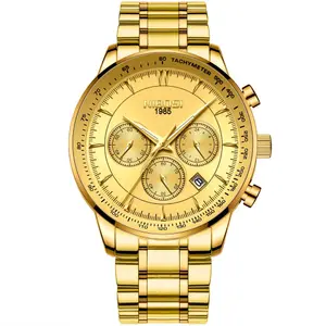 Nibosi 2351 Classic Stainless Steel Multifunctional Chronograph Analog Fashion Men's Watch