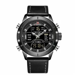 NAVIFORCE 9153-L Genuine Leather Strap Stylish Men's Watch - Variant 1