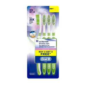 Oral-B Ultrathin Sensitive Toothbrush Green Buy 2 Get 2 Free