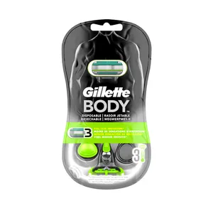 Gillette Body Disposable Grooming & Shaving Razor 3pcs