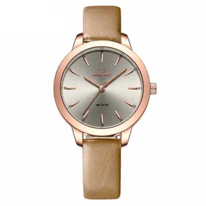 NAVIFORCE 5024 Casual PU Leather Waterproof Quartz Women's Watch