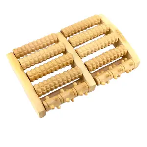 Acupressure Wooden Foot Roller Massager 