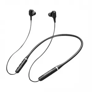 Lenovo XE66 Dual Driver Bluetooth Neckband Earphone Black Color