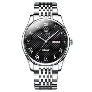 OLEVS 5562 Business Stainless Steel Waterproof Analog Quartz Men's Watch