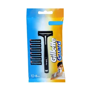 Gillette Guard Prevents Cuts And Nicks Shaving Razor With 6 Cartridges