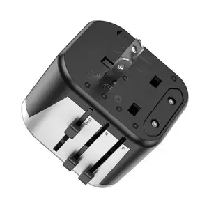 Hoco AC5 12W Universal Travel Adapter with Dual USB Ports