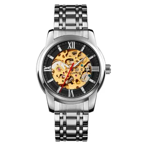 SKMEI 9222 Skeleton Hollow Automatic Mechanical Men's Watch - Variant 2