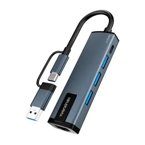 Yuanxin X-3518D 5 in 1 Multifunctional Type-C USB Hub