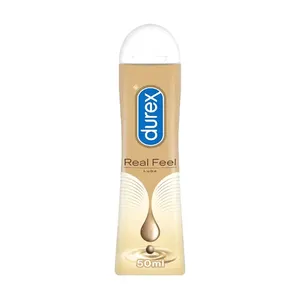 Durex Real Feel Silicone-Based Lubricant Gel 50ml – Long-Lasting