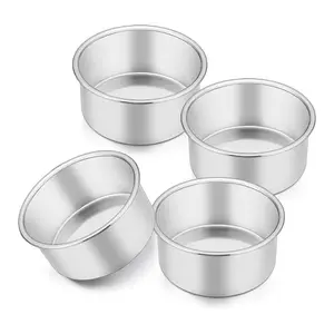 4 Pieces Set 1, 2, 3 and 4Pound Round Mold Cake Maker