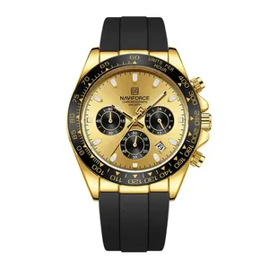 Naviforce NF8054 Sleek Metallic Luminous Men's Watch - Variant 4