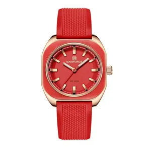Naviforce 5061 Slim Analog Silicone Strap Casual Men's Watch - Variant 2