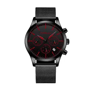 CRRJU 2288 Dive into Luxury Mesh Stainless Steel Casual Men's Watch - Variant 4