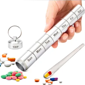 7 Grids Pill Box 7 Days Weekly Pill Case Storage Organizer Container Waterproof