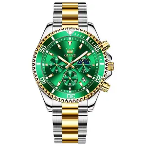 OLEVS 2870 Luxury Whiteshine Luminous Chronograph Analog Wristwatch for Men