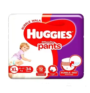 Huggies Dry Xpert Channel Pants System Baby Diaper