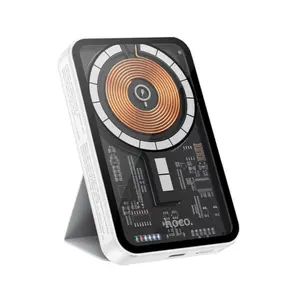 HOCO Q10 Transparent Wireless Charging LED Indicator Power Bank