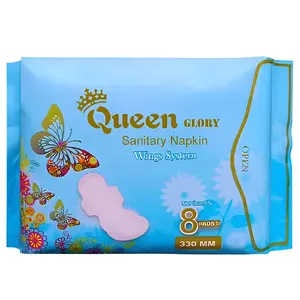 Queen Glory Ultra‑Thin Sanitary Pad with Heavy‑Flow Wings