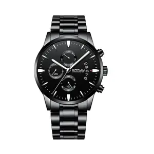 CRRJU 2222 High Quality Stainless Steel Multifunctional Analog Quartz Classic Men's Watch - Variant 2