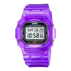 SKMEI 1999 Dual Time Chronograph PU Leather Kid's Watch - Variant 3