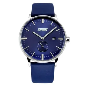 SKMEI 9083 Analog PU Leather Strap Quartz Men's Watch - Variant 2