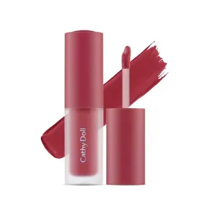 Cathy Doll #11 Lip & Cheek Nude Matte Tint Hold on Red Lipstick
