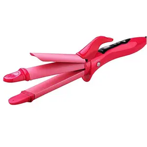 Kemei KM-1298 Straight Care and 2 in 1 Curl Hair Straightener for Women