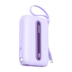 Joyroom JR-L012 Colorful Series LED Digital Display Dual Cables Power Bank - Variant 3
