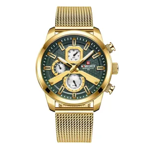 NaviForce NF9211 Chronograph Stainless Steel Luminous Men's Watch