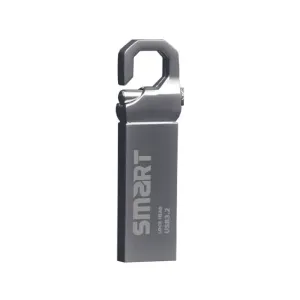 Smart Lock Head 64GB USB 3.2 Silver Metal Body Pen Drive
