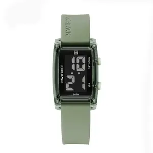 Naviforce NF7118 Comfortable Silicone Starp Digital Fashion Women's Watch - Variant 2