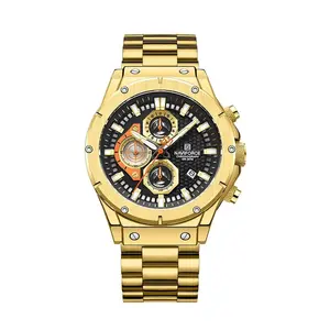 Naviforce NF8026 Luxury Stainless Steel Quartz Analog Men's Watch