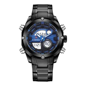 NAVIFORCE NF9088 Stainless Steel Dual Time Men's Watch - Variant 3