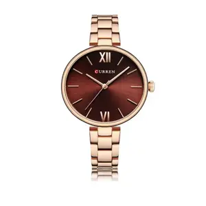 Curren 9017 Stainless Steel Analog Wrist Watch for Women