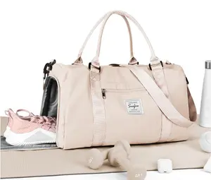 Shoes Compartment and Wet Pocket Waterproof Gym Bag - Variant 2