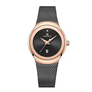 Naviforce NF5004 Milanese Mesh Strap Waterproof Versatile Ultra Thin Women's watch - Variant 2