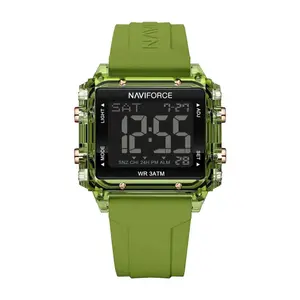 Naviforce NF7101 Silicone Strap Transparent Digital Fashion Female Wristwatch - Variant 3
